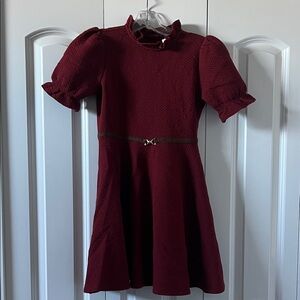 Janie and Jack Deep Red Formal Dress